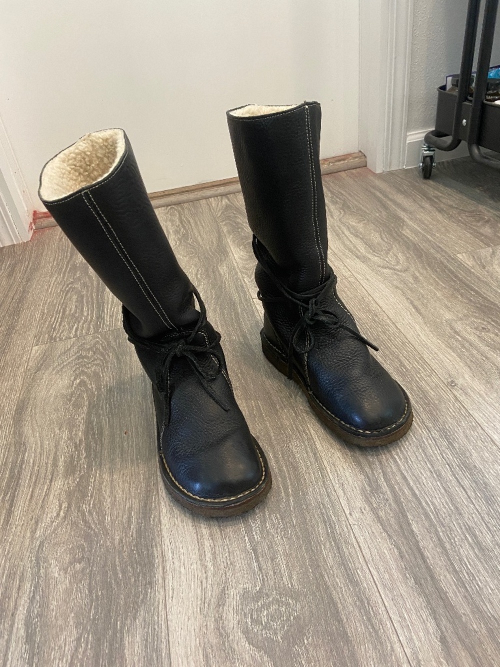 Duckfeet, wool lined silkeborg black